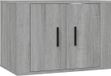 vidaXL Tv-wandmeubel 57x34,5x40 cm grijs sonoma eikenkleurig