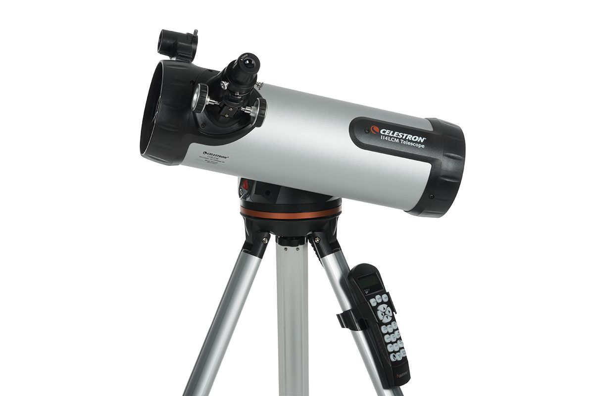 Celestron 114LCM Telescope - Black/Silver
