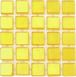 Glorex Hobby mosaïque carreaux, jaune, 5 x 5 x 2 mm, 357 pièces