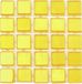 Glorex Hobby mosaïque carreaux, jaune, 5 x 5 x 2 mm, 357 pièces