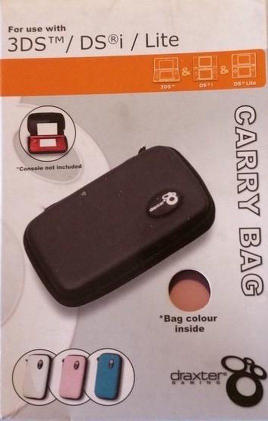Carry Bag Pink for Nintendo 3DS/DSL/DSI