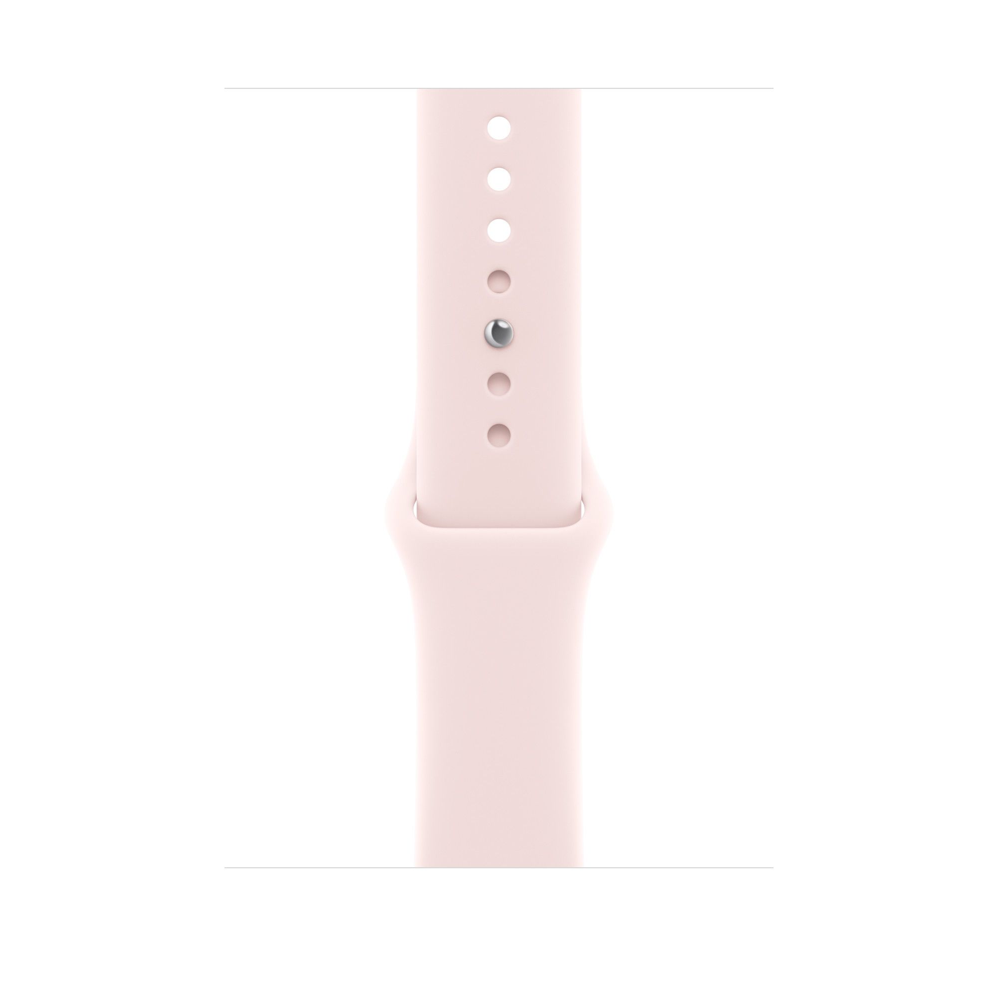 Apple Sportbandje voor Apple Watch 44mm/45mm/46mm/49mm S/M Lichtroze Fluorelastomeer