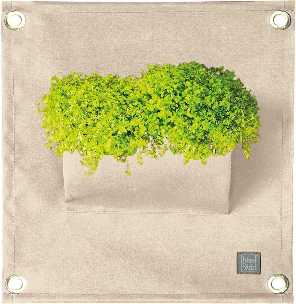 Bloomingwalls The Green Pockets AMMA1 - Ivory - Plantenbak