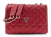 GUESS Giully II Compound Convertible Flap Bag Dark Cherry