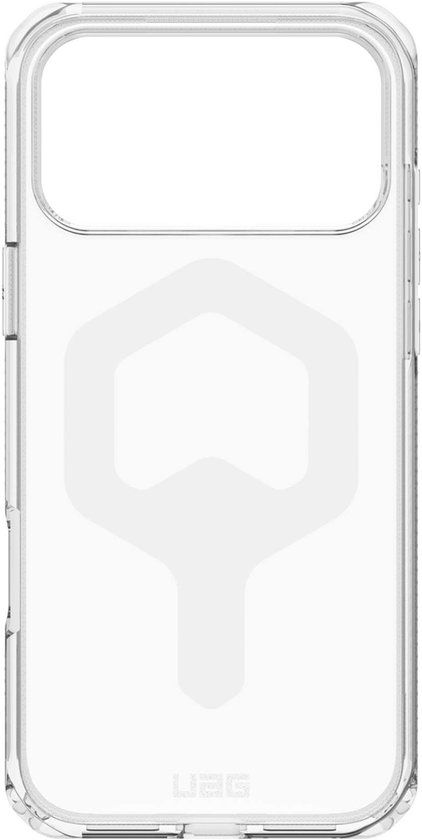 Urban Armor Gear Plyo MagSafe Hoesje voor iPhone 17 Pro Max - Ice/Wit
