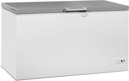 Combisteel Vrieskist RVS Deksel 469L - 7151.1115 - Horeca & Professioneel