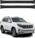 Omac Barres de toit en aluminium pour Toyota Land Cruiser Prado J150 2009-2023