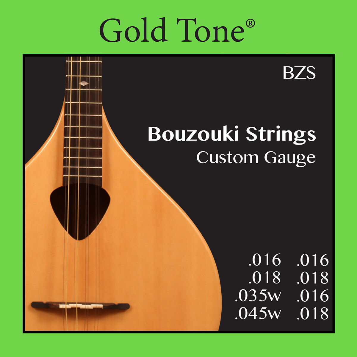 Gold Tone BZS Bouzouki Loop/Bronze Strings