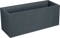 EDA Volcania Stone effect plantenbak Antraciet 99,5 x 39,5 x 43,5 cm
