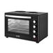 TZS First Austria Mini oven 60L met kookplaten - 3400W - Heteluchtoven - max 230°C - Zwart