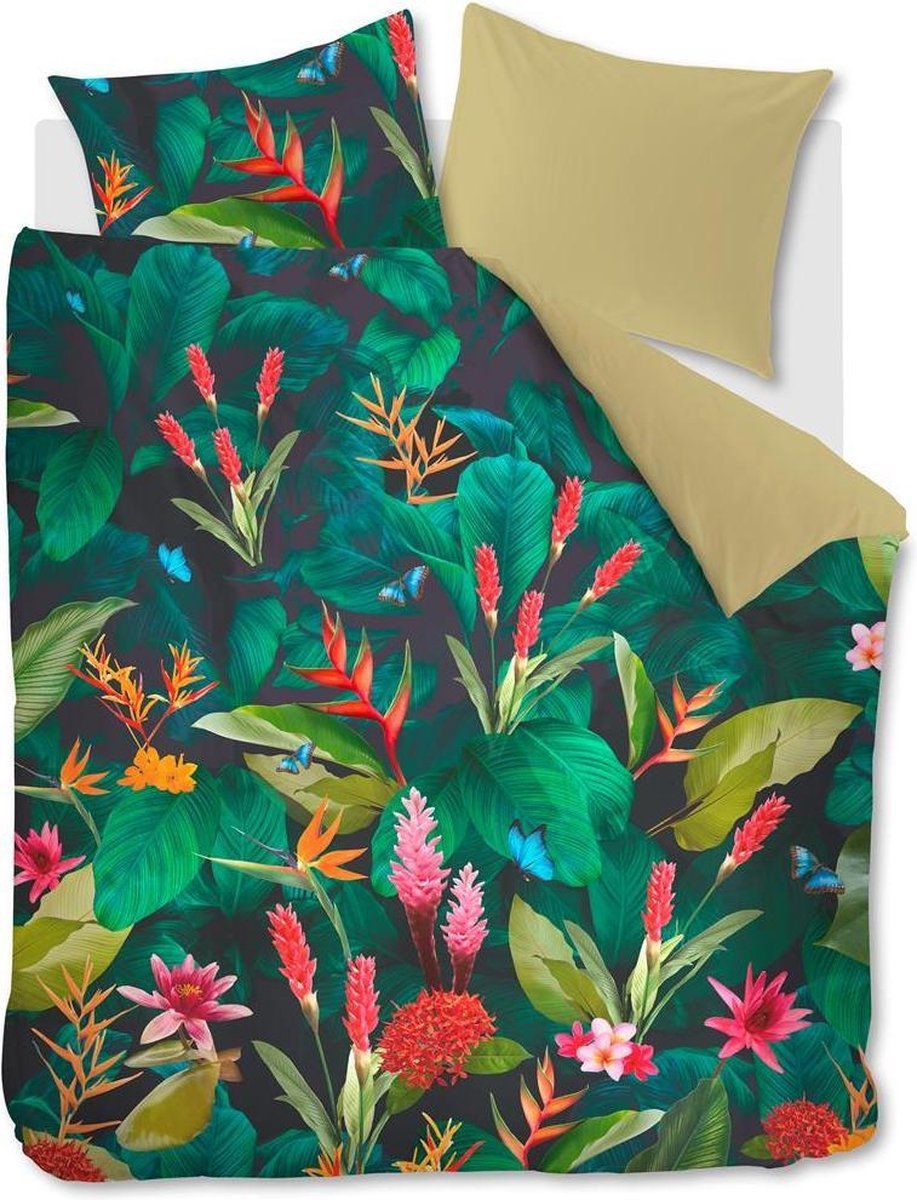 Beddinghouse Dekbedovertrek Tropical Treasure - 200x220cm - Groen