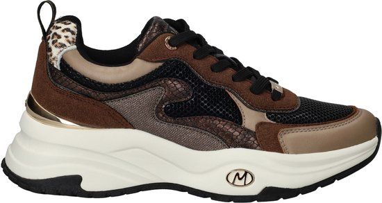 Mexx Sneaker Palma Ora Taupe/black Dames - Maat 38