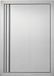 StarTech Roestvrijstalen toegang deur voor barbecue - Verticale wanddeur voor barbecue-eiland - 432 x 610 mm - Inbouwmontage - Verzonken handgreep - Barbecue-station, buitenschuif