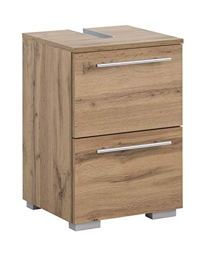 Schildmeyer Wastafelmeubel Carlos 148584 - Eiken landhuisdecoratie - 40,2 x 59,1 x 35 cm