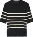 Vero Moda Pull Vmsaba Uni O-col Pullover Ga 10306829 Black/w Birch Femme Taille - XS