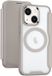 Selected by GSMpunt.nl Portemonnee Hoesje Geschikt voor Apple iPhone 15 | Compatibel met MagSafe | Wallet Book Case met Magneet | Beschermhoes met Pasjeshouder | Khaki