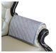 Haomaijia Antislip Grijze Sofa Armsteun Covers Bank Bank Slipcover voor Lederen Bank Gewatteerde Meubelbeschermer voor Honden Kinderen Huisdieren (Gray, 14 x14 Inches Sofa Armsteun Cover-2 Stuks)