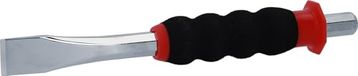 KS Tools 156.0254 Koudbeitel vlak met handbescherming, 18 mm, 8-kant
