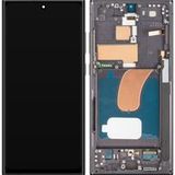 MP Samsung Écran avec Touchscreen MP compatible avec Samsung Galaxy S23 Ultra S918, avec Cadre, Version OLED, Noir
