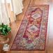 Safavieh Daevon Area tapijt, geweven polypropyleen Runner tapijt in lichtblauw/fuchsia, 62 X 240 cm
