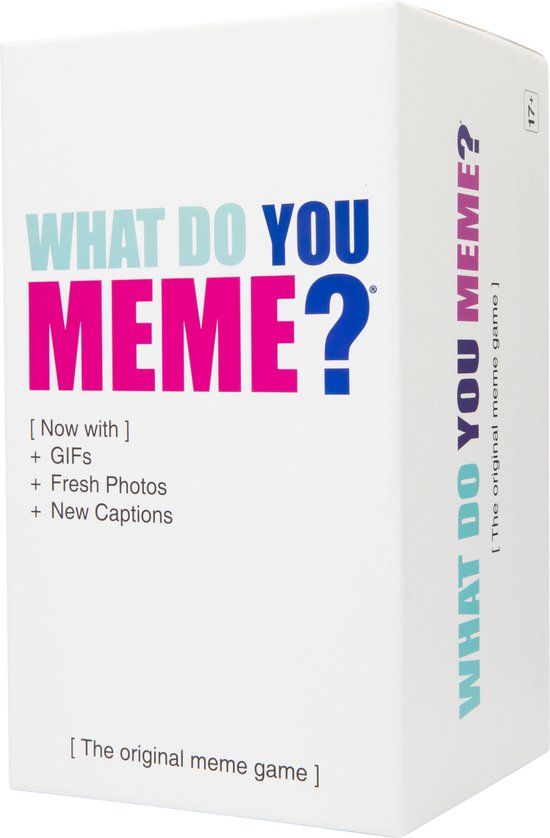 WHAT DO YOU MEME? Core Game (New Edition) - Meme Party Game for Adults - Includes GIFs & Refreshed Content