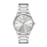 Emporio Armani AR11730 Heren Polshorloge 43 mm Zilverkleurig Staal