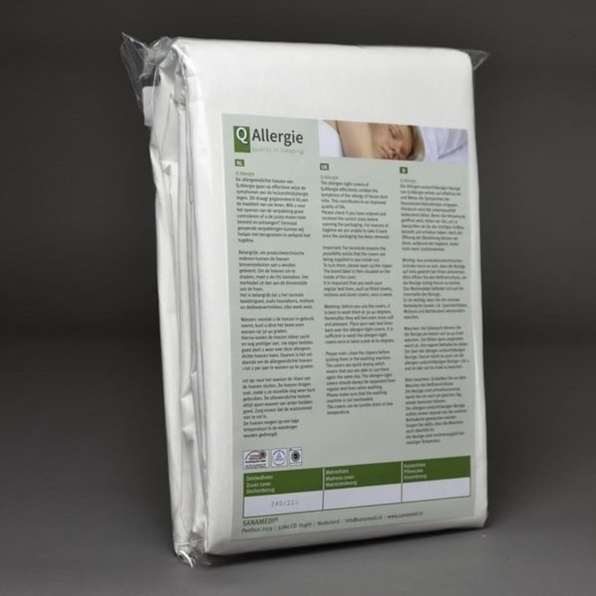 Sanamedi Huisstofmijt + allergeenstofdichte anti-allergie dekbedhoes 140x200cm