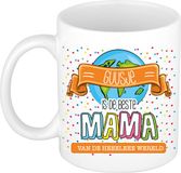 Bellatio Decorations Naam mok mama Guusje - wit - de beste - keramiek - 300 ml - Moederdag / verjaardag