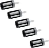 vhbw 5x filtre à carburant compatible avec Stihl FS 56, FS 62, FS 550, FS 550 L, FS 74, FS 75, FS 66, FS 72 appareils de jardin par ex. tronçonneuse, débroussailleuse