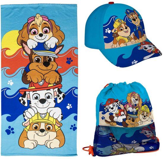 CERDÁ Artesania Cerda Strandhanddoek The Paw Patrol Blauw