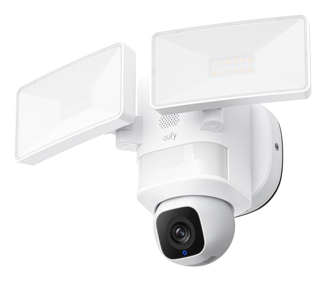 Eufy Security E30 Floodlight Camera - 360° Pan & Tilt - 2K - White