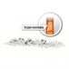 Capsules de bière 26 mm - désoxygénant - football - 1 000 pcs