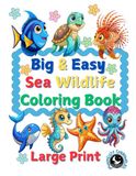 Big & Easy Sea Wildlife Coloring Book