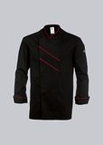 BP Koksjas 1538-400 Mannen Polyester Schwarz/Rot