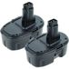 Vhbw 2x Batterie Compatible Avec Dewalt Dc987kb Dc987ka, Dc988, Dc987, Dc926va, Dc988kb, Dc988ka, Dc988va Outil Électrique (3000 mAh, NiMH, 18 V)