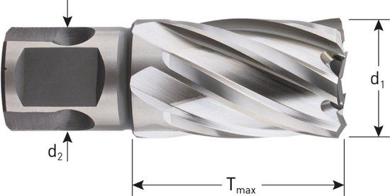 Rotec HSS-XE kernboor, 'Silver Line', Weldon 19, ø29x30