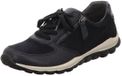 Gabor Rollingsoft 76.968.66 BLAUW/COMBI Lage sneakers Dames Leer Suède Rubber Veters Ritssluiting Uitneembare zool Normaal 42