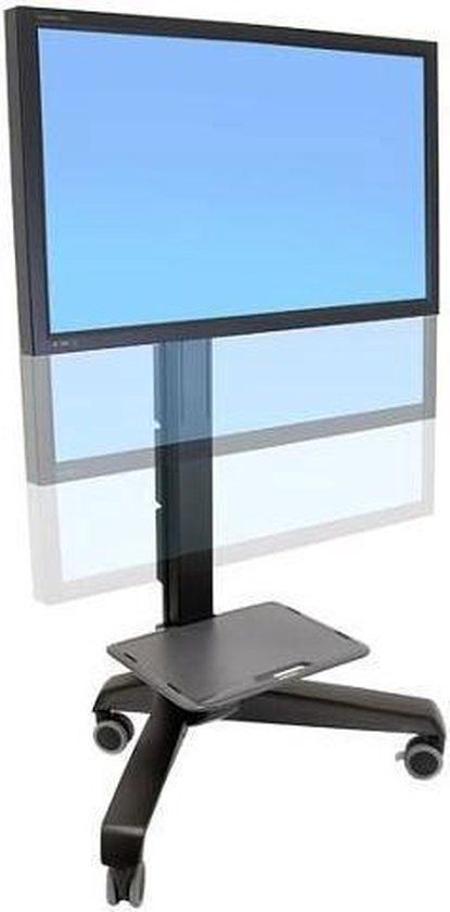 Ergotron Neo-Flex Mobile MediaCenter UHD Zwart Vlakke paneel Multimediawagentje