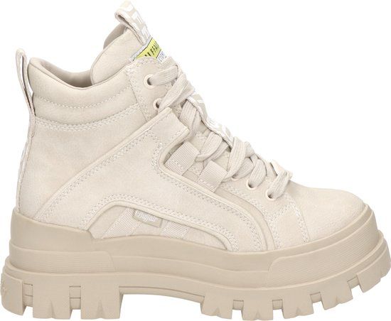 Buffalo Aspha NC Mid Dames Bikerlaars - beige - EU37