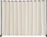 VEVOR Room Divider Partition Screen Draagbaar Oprolbaar Beige Enkel Paneel Kantoor