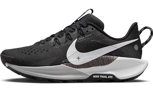Nike Reactx Pegasus Trail 5 damessneakers, zwart, wit, antraciet, wolfgrijs, 40,5 EU