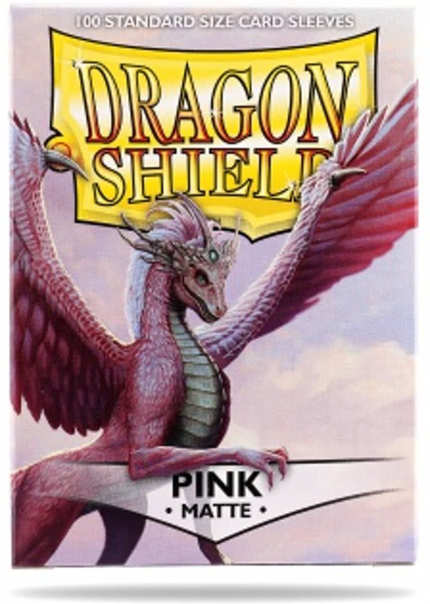 Arcane Tinmen Dragon Shield Standard Sleeves - Matte Pink 100 Sleeves