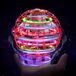 XINHOME Flying Ball Orb Toys Hover Ball Pro Flying Spinner Toy UFO RGB Cool Stuff Globe Orbi Magic Boomerang Hand Controller Mini Drone pour 8 9 10 11 12 garçons filles enfants (rouge)