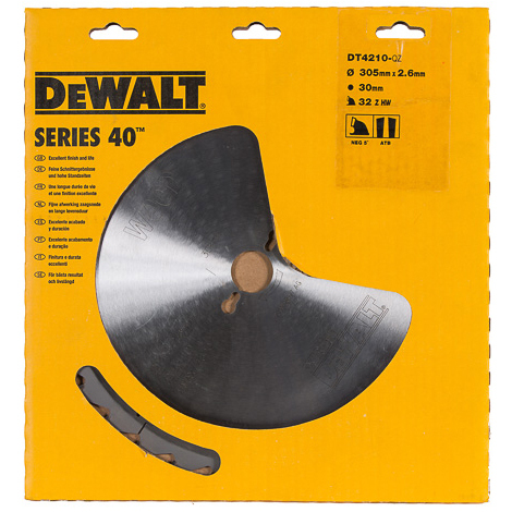 DeWALT DeWalt DT4210 Extreme Cirkelzaagblad - 305 X 30 X 32T - Hout / Laminaat