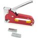 Beast Agrafeuse Métal Pro Manuelle Avec Crochet De Fermeture - 100 Agrafes De 4 À 8 Mm - Couleur Argent - Outil Pour Bricolage, Tissu Et Décoration