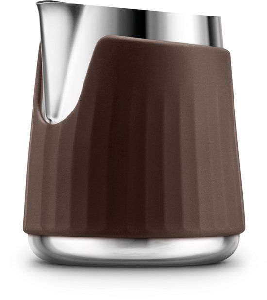 Sage the Pro Control Jug™ Melkkan - Walnoot RVS