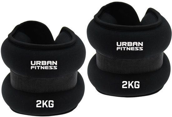 UFE Urban Fitness Enkelgewichten - Polsgewichten – Neopreen - 2 kilogram