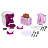 Theo Klein 9597 Bosch-ontbijtset I Keukenaccessoireset inclusief broodrooster, koffieapparaat en waterkoker I Met accessories I Voor kinderen van 3 jaar en ouder