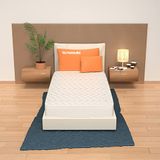 MiaSuite Matras 90 x 200 cm - Orthopedisch met 7 cm Memory Schuim en 17 cm Waterfoam