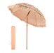 StarTech Latios Hawaïaanse Tiki Stro Parasol - Strandparasol - Ø 200 cm - Kantelbaar - Naturel